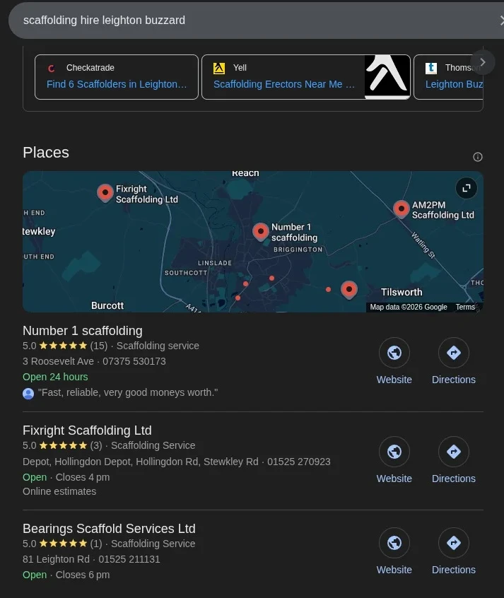 Google Maps Ranking